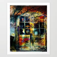 The French Door Revolution Art Print By