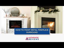 How To Paint Metal Fireplace Surround