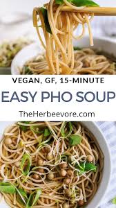 one pot pho recipe vegan vegetarian