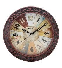 Antique Pattern Dial Rustic Wall Clock