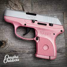 ruger lcp victoria pink pistol satin