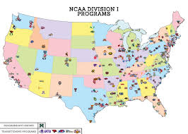 This article does not contain the most recently published data on this subject. Ncaa Division I Map Cfb