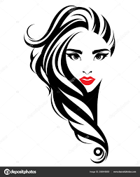 beautiful women logo women face makeup