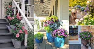 30 Stunning Front Porch Flower Pot Ideas