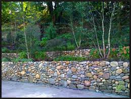 Rock Wall Landscape Stone Landscaping