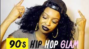 90s hip hop glam you