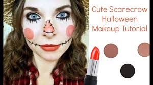 cute scarecrow halloween makeup