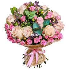 Красивый букет» с розами - купить в Нижнекамске за 10 000 руб