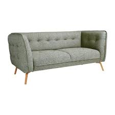 como 2 seat sofa in fabric dark grey