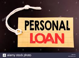 Word, writing Personal Loan. Business concept for online sale Bank  Financial Help written on price tag paper on black vintage background Stock  Photo - Alamy