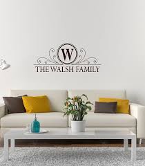 Personalized Wall Decal Family Name