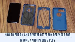 This quality case from otterbox is compatible with iphone 7 plus and iphone 8 plus only. How To Put On And Remove Otterbox Defender For Iphone 7 And Iphone 7 Plus Youtube