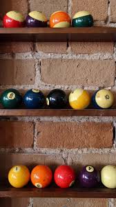 The 8 ball goes behind this, and the rest of the balls are inserted at random. Free Stock Photo Of Pool Balls In A Rack Download Free Images And Free Illustrations