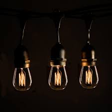 E26 Commercial String Light Sets With Suspended Socket S14 Lantern Edison Light Bulbs Hometown Evolution Inc