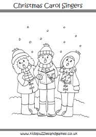 The set includes facts about parachutes, the statue of liberty, and more. Christmas Carol Singers Coloring Page Kids Puzzles And Games
