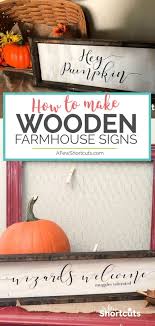 custom wooden farmhouse signs