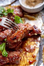 chinese bbq ribs with hoisin sauce