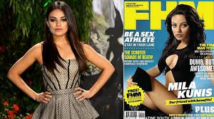 mila kunis voted fhm s iest woman in