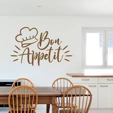 Bon Appetit Handwritten Wall Decal