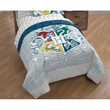 Alternatively, if harry has a year younger sister/brother with him, that's good too. Harry Potter Hogwarts Crest Reversible Twin Full Comforter Walmart Com Walmart Com