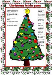 Free printable christmas trivia kids & adults will . Christmas Trivia Game Question Cards On Page 2 To Go With The Christmas Tree Board Game Esl Worksheet By Mariethe House