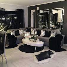 small living room decor black living