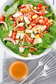 warm bacon dressing for spinach salad