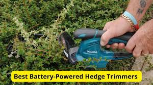 5 best battery powered hedge trimmers