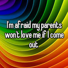 afraid of coming out of the closet