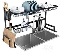 Drying racks and cutlery drainers at argos. Archive Over Sink Dish Drying Rack Drainer Stainless Steel Kitchen Shelf In Lagos Island Eko Home Accessories Sheedah Stores Jiji Ng