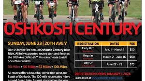 oshkosh century bike ride 2024