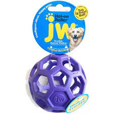 jw hol ee roller dog toy color varies