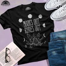 Moons Out Runes Out Shirt Witch Shirt Occult Shirt Occult Clothing Pastel Goth Shirt See Sizing Chart In Item Details