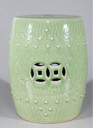 Chinese Celadon Porcelain Garden Seat