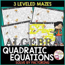 Solving Quadratic Equations By