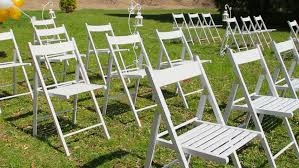 wedding aisle decor white chairs