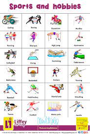 ¿los deportes y el inglés se complementan? Sports Hobbies Deportes En Ingles Muebles En Ingles Vocabulario En Ingles