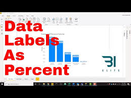 power bi showing data labels as a