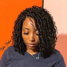 Synthetic crochet braids hair butterfly locs ombre soft locs goddess faux locs crochet braiding hair hair extensions dreadlocks. 40 Faux Locs Protective Hairstyles To Try With Full Guide Coils And Glory