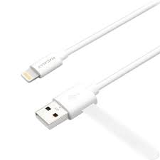 Macally 10 Ft Apple Certified Usb To Lightning Cable With Tangle Free Cable Management For Ipad Iphone And Ipod Misyncablel10w The Home Depot