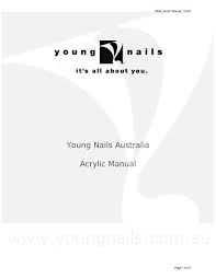 young nails acrylic education