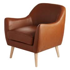 Honeybloom Braxton Faux Leather Chair