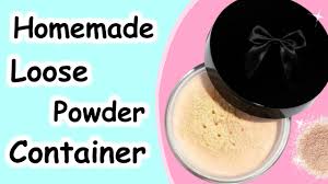 diy loose powder container