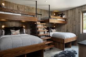 bedrooms with built in bunk beds