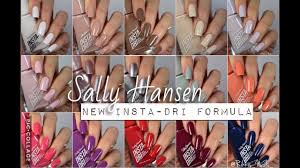Swatches 16 New Sally Hansen Insta Dri Shades Rikki S Nails