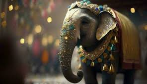 golden elephant stock photos images