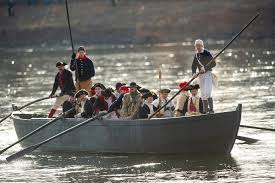 The event was scrapped because of bad weather the last two years, but historical interpreter nancy o'leary said at washington crossing historical. George Washington Crosses Delaware River In Reenactment Whyy