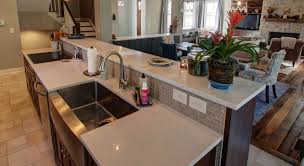 Conventionally sized sinks are approximately 24 to 36 inches wide and require an adjacent landing area that is approximately 24 inches on one side and 18 inches on the other. Kitchen Island Height Richard Taylor Architects