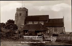 Postcard Great Chart Ashford Church And Leper House