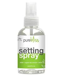 pure bliss makeup setting spray with